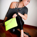 Tocco Tenero Neon Leather Clutch [Part Un]   Singapore Top Lifestyle Blogger Moonberry