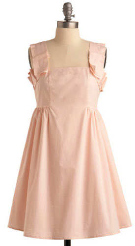 Rose Colored Classy Dress