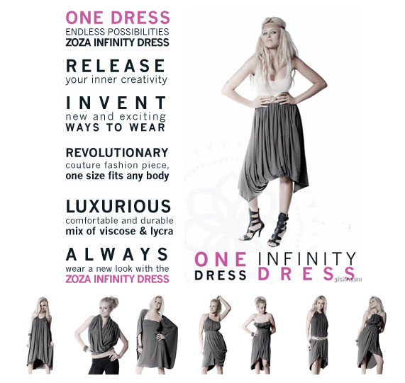Multiple ways to wear dress