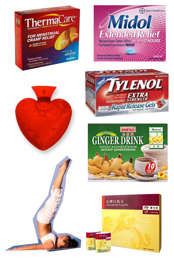 Menstrual Relief Drinks and Items