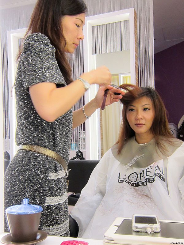 Hair Makeover at Salon de Choix | The Moonberry Blog