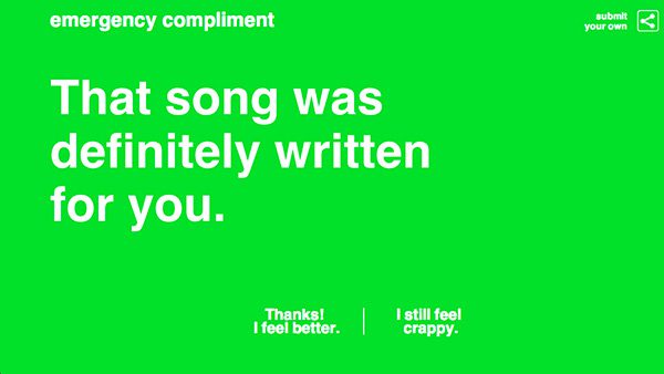 Emergency Compliment