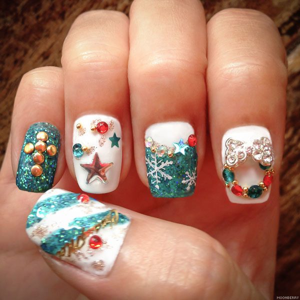 9 Christmas Nail Designs That Are Merry And Bright