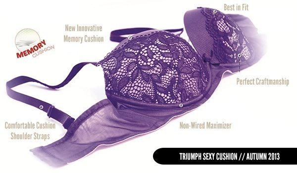 Non-wired Bras, Sexy Cushion
