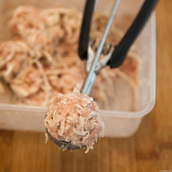 Shredded Taro Meatballs Recipe