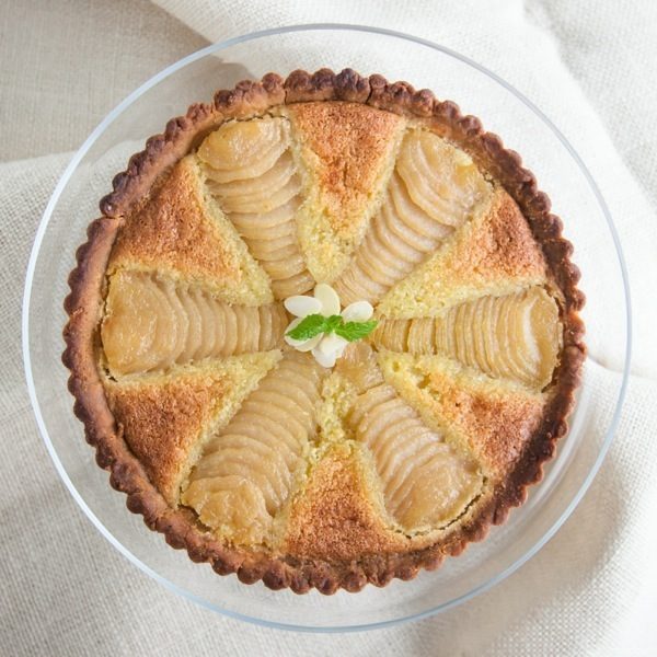 French Pear and Almond Tart