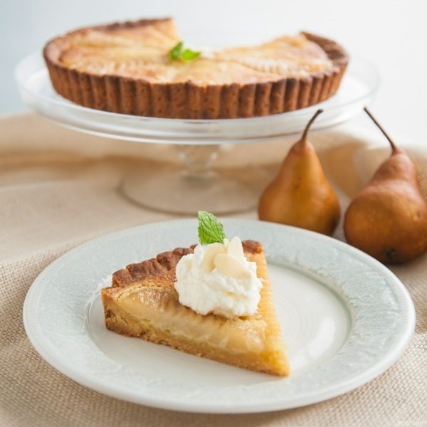 French Pear and Almond Tart
