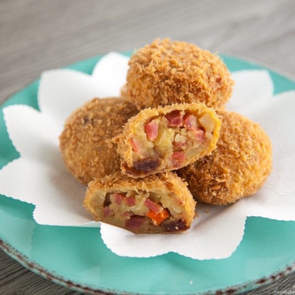 Lup Cheong Curry Croquette
