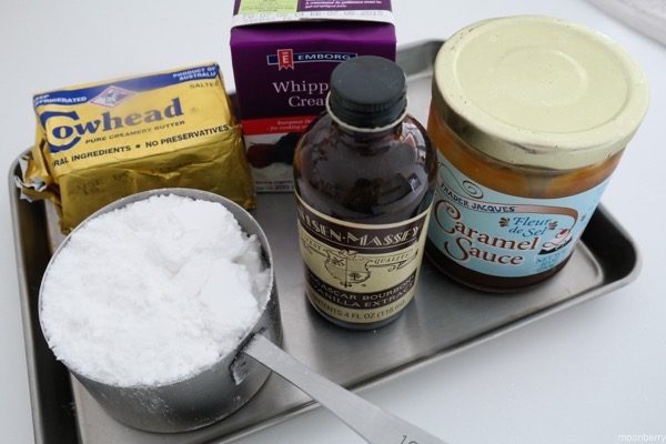 Moonberry Banana Cake Salted Caramel Recipe